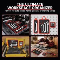 2 Magnetic Tool Mats & 1 Magnetic Parts Trays & 15 lb Telescoping Pickup Pen New