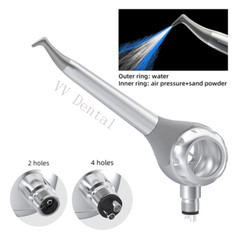 Dental Air Flow Teeth Polishing Polisher Handpiece Hygiene Prophy Jet 2/4 Holes