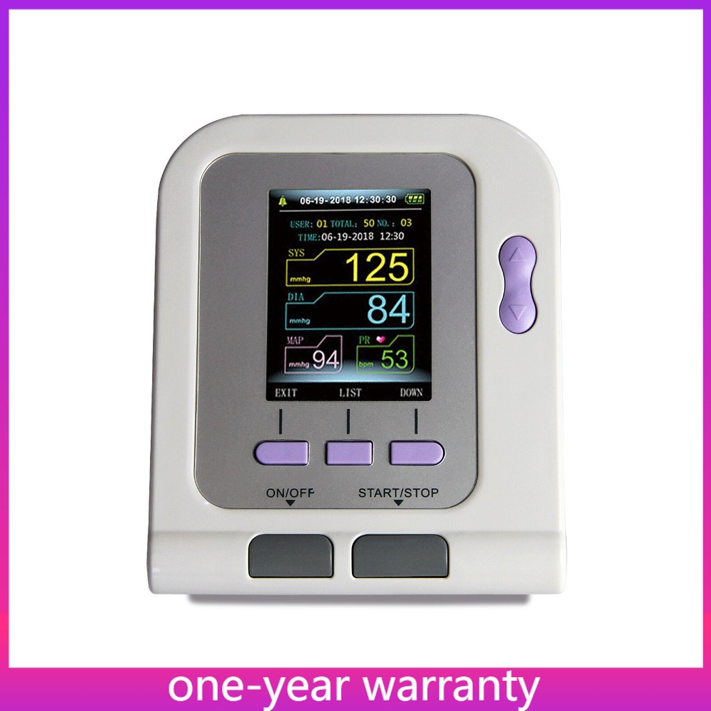 CONTEC08A-VET Vet Blood Pressure Monitor NIBP PR with Cuff 2.8″ Color LCD