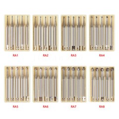 Burr Dental Round Latch Carbide Bur RA 1 2 3 4 5 6 7 8 Midwest LA For Slow Speed