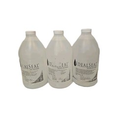 3- 1/2 Gallon IdealSeal Sealing Solution Compatible E-Z Seal 64oz Each No Mix