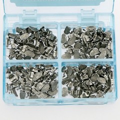 50Sets Dental Buccal Tubes Monoblock Orthodontic 022 Roth MBT 1st 2nd Molar Tube