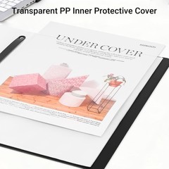Presentation Binder 40-Pocket, Displays 80 Pages, 9×12 inch with Plastic Slee…