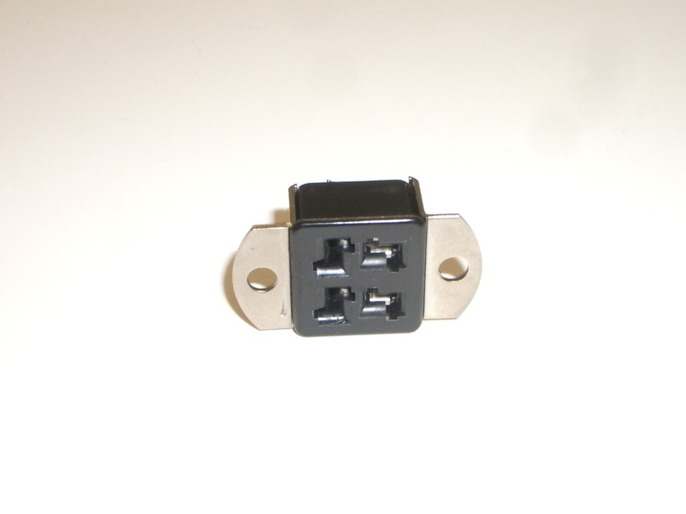 CINCH JONES BEAU MOLEX S-304-AB 38330-0504 POWER SOCKET PANEL MOUNT 4 PIN