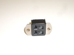 CINCH JONES BEAU MOLEX S-304-AB 38330-0504 POWER SOCKET PANEL MOUNT 4 PIN