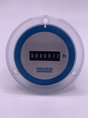 Grasslin FWZ 72 AC Hour Meter, 110-127V ~ AC 60hz, Blue/Clear NEW NO BOX
