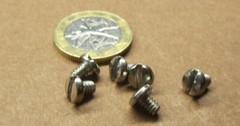 18-8 Stainless Steel Pan Head Slotted Machine Screw 6-32 x 3/16″, 300 pcs