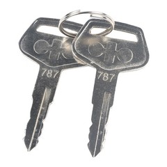 OEM #787 Key For Komatsu Excavator Heavy Equipment 2PACK