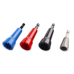 4PCS Wire Stripping Twisting Tool, Electrical Drill Stripper Cable Nut Twister