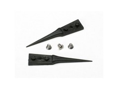 Techni-Pro 758TW0505 – 1.6′ ESD Plastic Tips, Style 5, Carbon Fiber Tips for