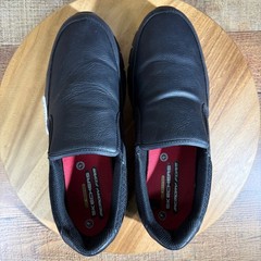 Skechers Shoes Men 11 Black Slip-On Work Nanpa Groton Slip Resistant Memory Foam