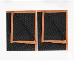 2 – Large Moving Blankets 80” X 72” Heavy Duty Packing Blankets for Furniture