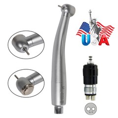 10 PCS NSK Style Dental High Speed Turbine Handpiece with Quick Coupler 4Hole M4