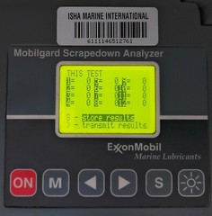 Exxon mobil AS-K14483-EM Mobilgard Scrape Down Analysis Gray