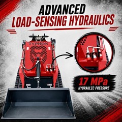 Brand New TYPHON STOMP 505 1,764lbs Skid Steer Loader 13.5hp B&S Gas USA Engine