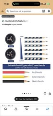 AFMAT Electric Pencil Sharpener Auto Stop Fast for No.2 & Colored Pencils