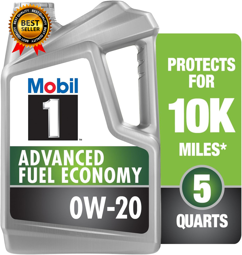 1 Advanced Fuel Economy Full Synthetic Motor Oil 0W-20 5 Quart