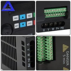 1 to 3 Phase Variable Frequency Drive Inverter 2.2 KW VFD 220 V 3 HP