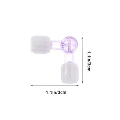 Brand New 10/30/50pcs Plastic Two Way Stop Cock For Clinical Luer Locks Adapter