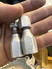 Qty:2 AEROQUIP 411-4S Hydraulic Hose Line Fitting 3/16-4 AII JIC X -04