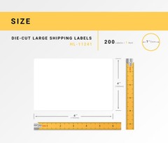 Non-OEM Fits BROTHER DK-1241 Labels (4″ x 6″) – (20) Rolls of 200 + (1) FRAME
