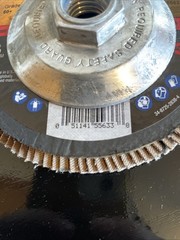 3M Cubitron II 967A Flap Disc 4-1/2″ T27 Grade 60+ 5/8-11 Hub 13300 RPM 55633