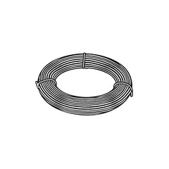 GRAINGER APPROVED 29014 Music Wire,SS,1911 ft Overall L 5XE88