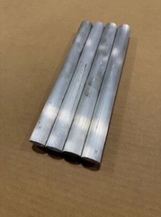 4 Pieces 1″ Aluminum 6061 Rod x 12″ long, Solid Extruded Bar