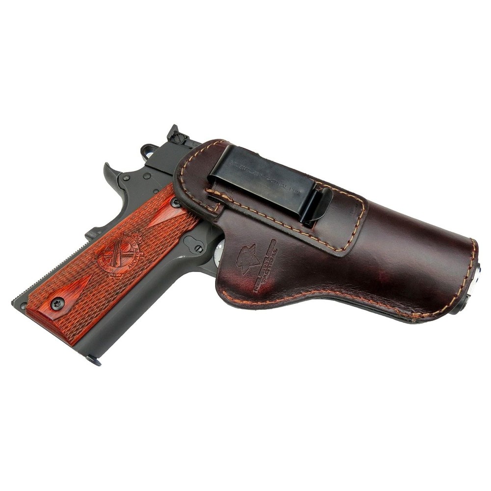 The Defender Leather IWB Holster for 1911 Style Handguns – Standard or Swe