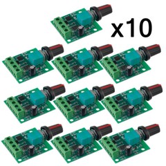 10pcs 2A Low Voltage DC LED Dimmer 1.8v 3v 5v 6v 12v PWM Motor Speed Controller