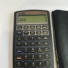HP 10BII / 10bll Financial Calculator Tested Working With Protector Case