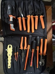 IDEAL 1000V Insulated Electrical Tool Kit w/ Screwdrivers Pliers Stripper Case