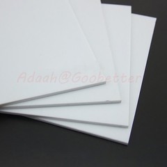 200*200mm White ABS Plastic Sheet Plastic Plate Board Thick 1mm 1.5mm 2mm 3mm