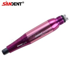 Dental Hygiene Prophy Handpiece Air Motor 4 Holes 4:1 Nose Cone 360°Swivel Pink