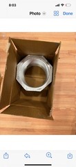 Eaton Crouse-Hinds 199 Three Piece Coupling 4″