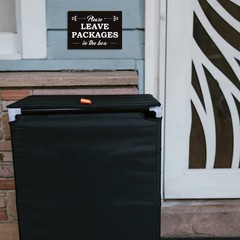 Please Leave Packages in the Box Sign Home Office Front Door 3.55×5.15 in