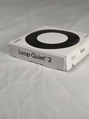 Loop Quiet 2 Black Reusable Earplugs Used w/ Case Box XS S M L Ear Tips