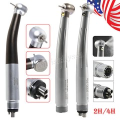 Dental Fiber Optic LED E-generator / High Speed Handpiece Turbine 2/4/6Holes USA