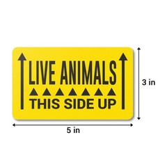 Officesmartlabels Live Animal Labels 5 X 3 – 300 Labels Animal Care