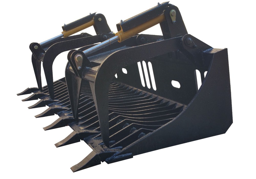 80″ ROCK GRAPPLE BUCKET BOBCAT SKIDSTEER ATTACHMENT FREE SHIPPING!