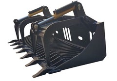 80″ ROCK GRAPPLE BUCKET BOBCAT SKIDSTEER ATTACHMENT FREE SHIPPING!