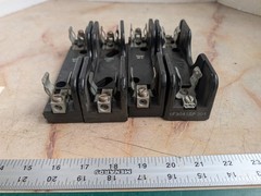 LOT OF 4 Mixed Taylor 60600/60601 & Marathon Fuse Holders 30A-60A 600V