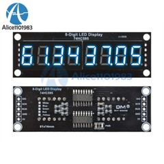 Digital 0.36″ inch 7-Segment 8-Digit LED Display 74HC595 Tube Module 5 Colors