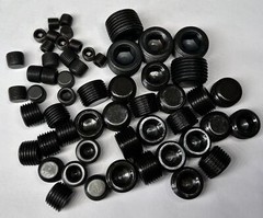 55PCS NPT PIPE PLUGS ASSORTMENT KIT 1/16″ 1/8” 1/4” 3/8” 1/2” END CAP STEEL