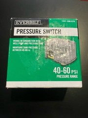 Everbilt 40-60 PSI Well Pump Pressure Switch