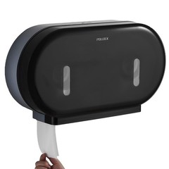 Commercial Twin Jumbo Toilet Tissue Dispenser, 9” Double Toilet Paper Roll Holde
