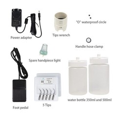 LED Dental Ultrasonic Piezo Scaler Handpiece Bottles Fit EMS Cavitron Woodpecker