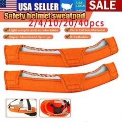 3/5Pack Safety Helmet Sweatband Cotton Hard Hat Liner Accessories Washable