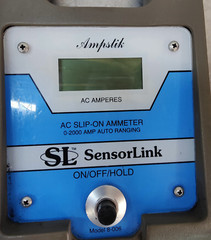 PARTS – Ampstik AC AMMETER 0-2000 Amp Auto Ranging SL Sensor Link 8-006