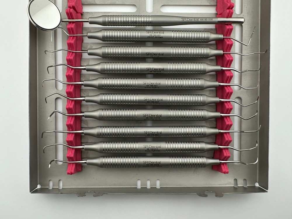 SR Dental Complete Dental Hygiene Kit – Ten Instruments and Cassettes.